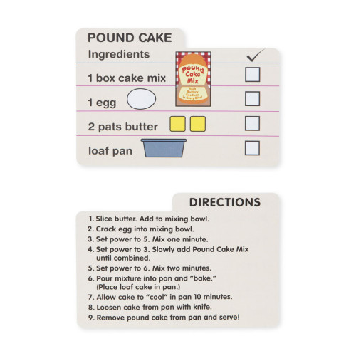 Melissa & Doug - Houten Make a cake Mixer Set