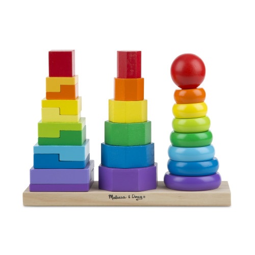 Melissa & Doug - Geometrische Houten Stapelaar