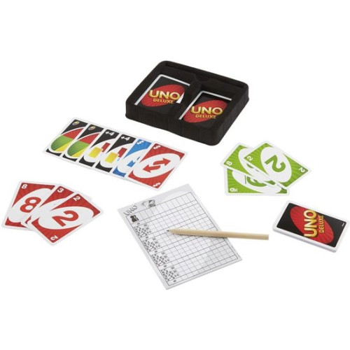 Uno Deluxe - Kaartspel in tinnen doosje