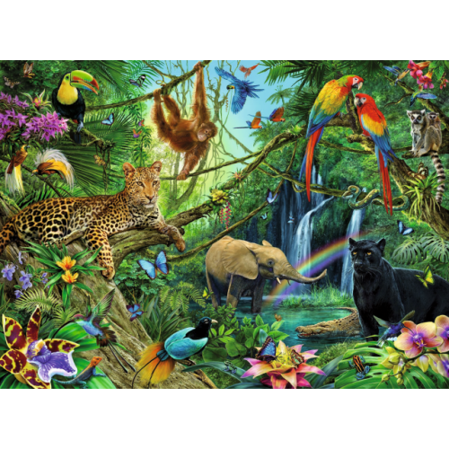 Dieren in de jungle (200XXL)
