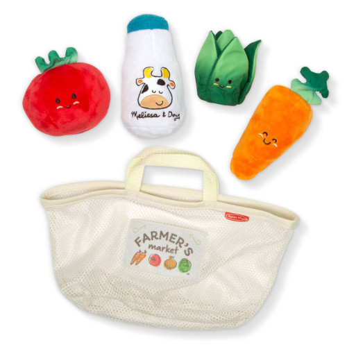 Melissa & Doug - Multi Sensorieel Marktmandje - Babyspeelgoed
