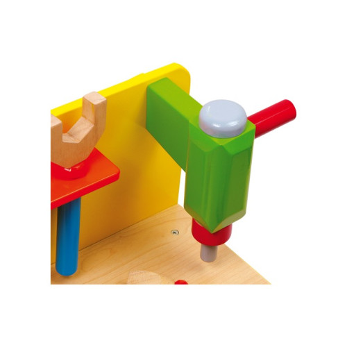 Houten werkbank met Circelzaag