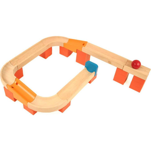 Wonderworld - Houten Knikkerbaan Tracks & Ball