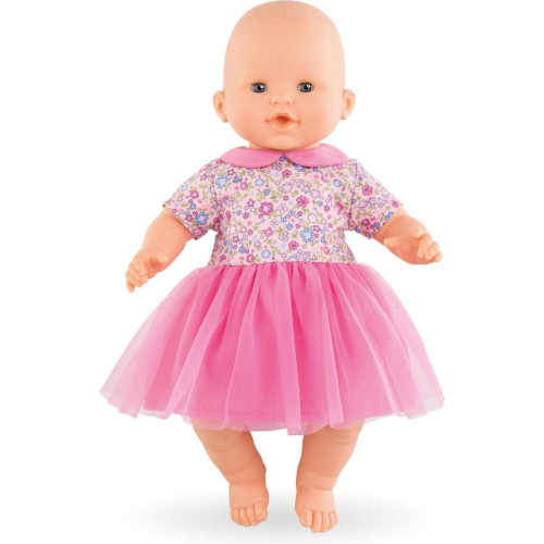 Corolle - Babypop Mijn Eerste Poppenjurk Pink Sweet Dreams BB 14" - 36 cm