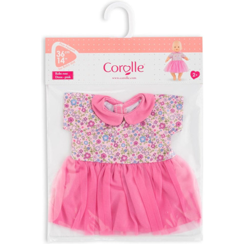 Corolle - Babypop Mijn Eerste Poppenjurk Pink Sweet Dreams BB 14" - 36 cm
