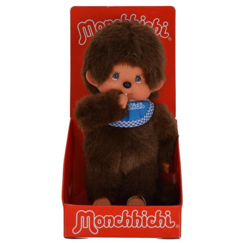 Monchhichi Jongen blauwe slabber (20cm)