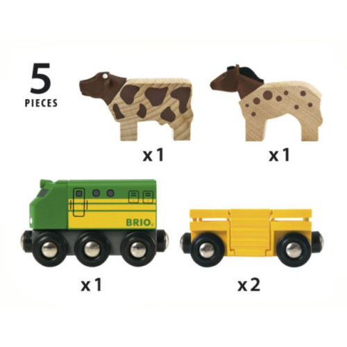 BRIO Trein met boerderijdieren