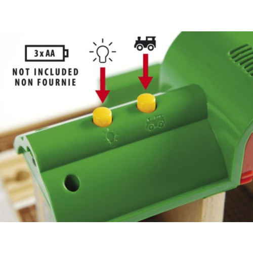 BRIO Treinstation met Geluidsopname functie - 33578