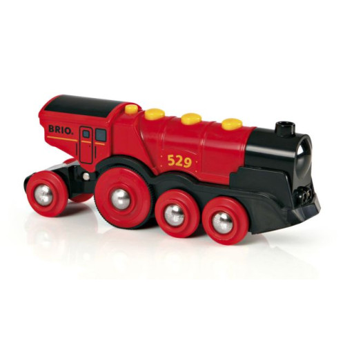 BRIO Rode locomotief op batterijen