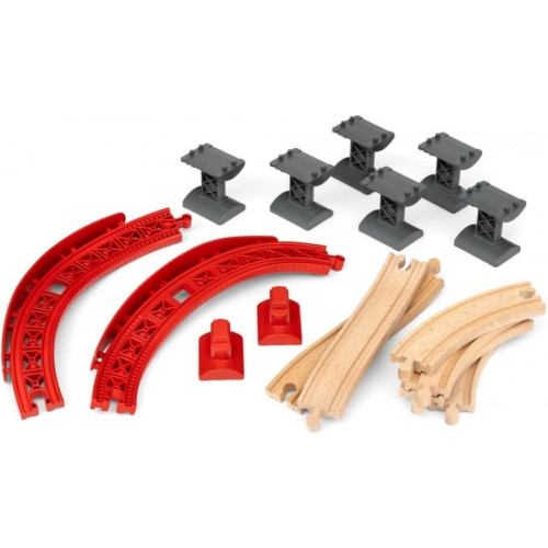 BRIO Oplopende Gebogen Rails Pack - 33995