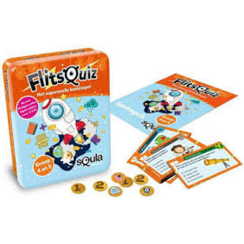 Squla flitsquiz groep 4 5 - Kaartspel