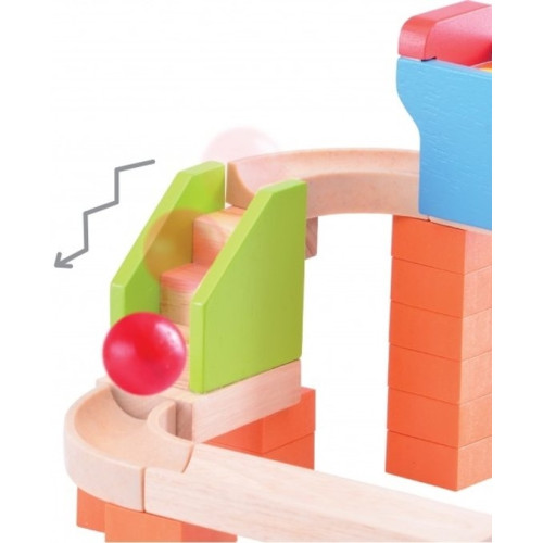 Wonderworld - Houten Knikkerbaan - 2 Ways Flipper