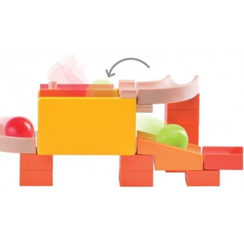 Wonderworld - Houten Knikkerbaan - 2 Ways Flipper