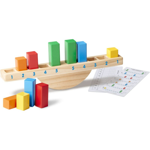 Melissa & Doug - Houten Regenboogwip - 13 delig