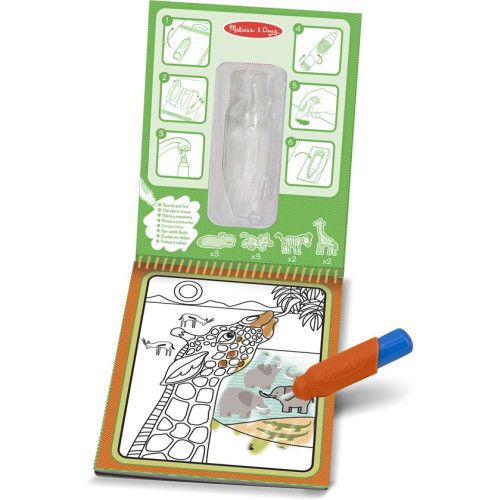 Melissa & Doug Water Wow! Herbruikbare Waterverf - Safari