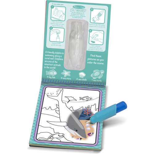 Melissa & Doug Water Wow! Herbruikbare Waterverf -Onder de zee