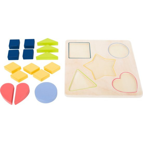 Vormenstoof puzzel hart-ster