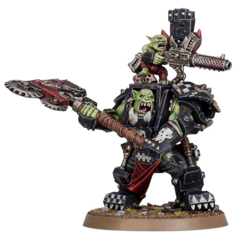 ORKS: ORK WARBOSS IN MEGA ARMOUR