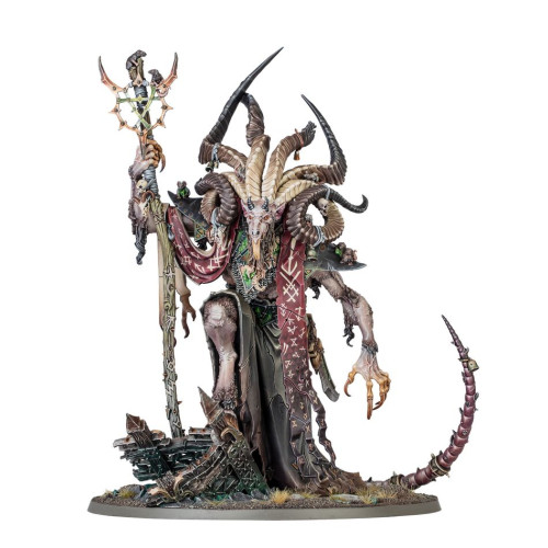 Warhammer Age of Sigmar - Skaven - Vizzik Skour Prophet of the Horned Rat (90-20)
