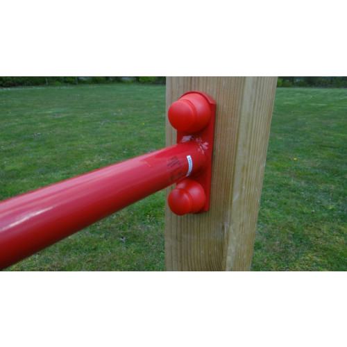 Bevestigingset voor duikelstang - rood