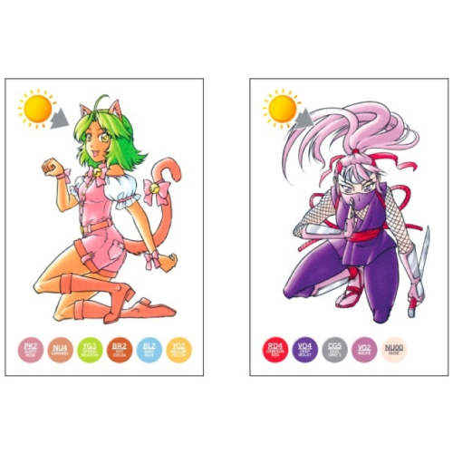 Chameleon - 16 Color Cards - Manga