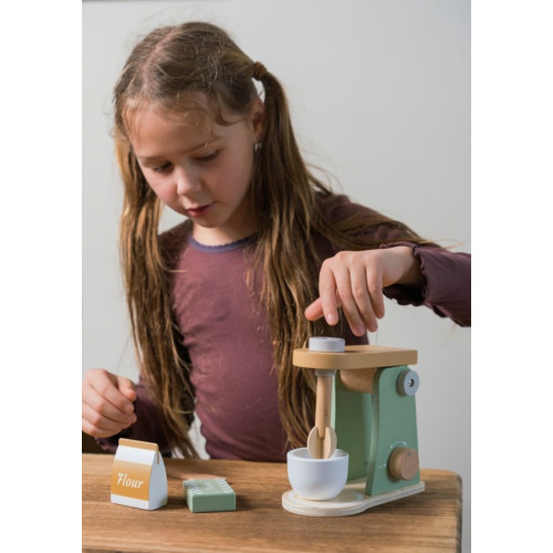 Dantoy - Houten mixer 5-delig in doos