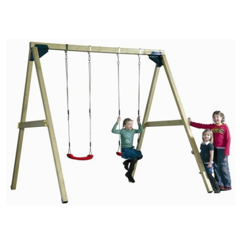 SwingKing Dubbele Houten schommel - Lucy