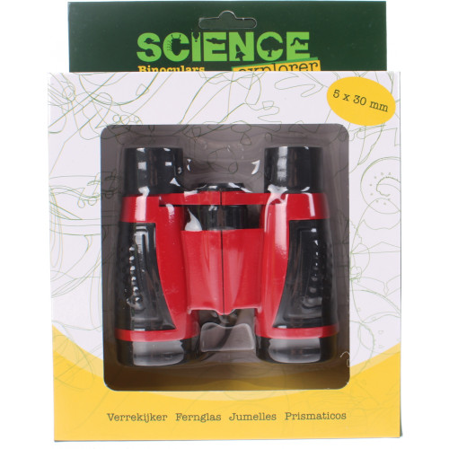 Johntoy Science - verrekijker Rood