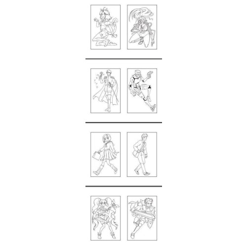 Chameleon - 16 Color Cards - Manga