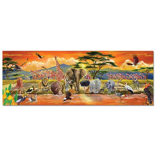 Melissa & Doug vloerpuzzel - Safari (100)