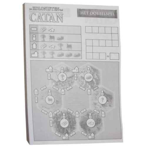 Dobbel Catan Scoreblok - 3 Stuks