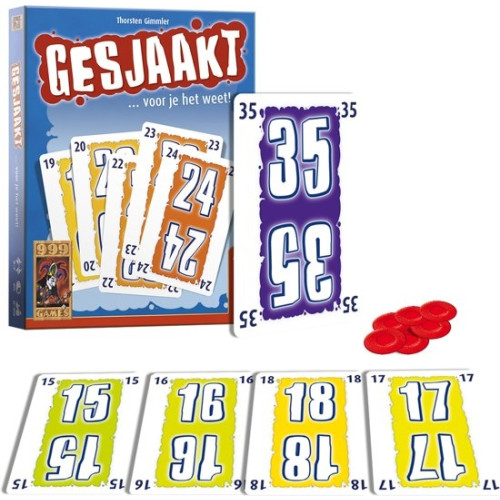999 games - Gesjaakt! - Kaartspel -1