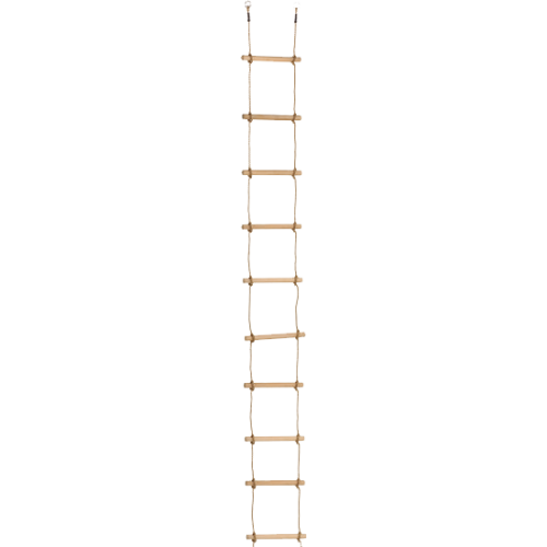 Houten Touwladder met 16 sporten (40xØ3,5cm) - Lengte: 560 cm