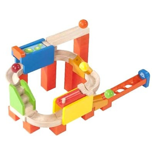 Wonderworld - Houten Knikkerbaan - 2 Ways Flipper