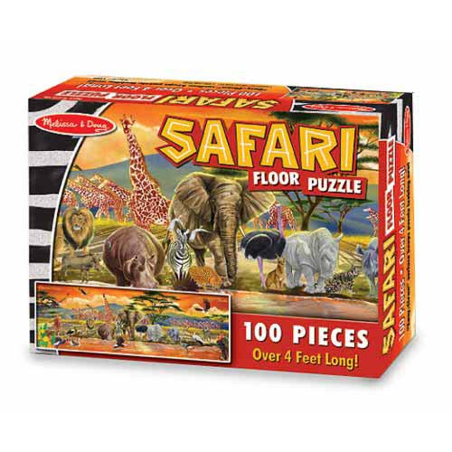 Melissa & Doug vloerpuzzel - Safari (100)