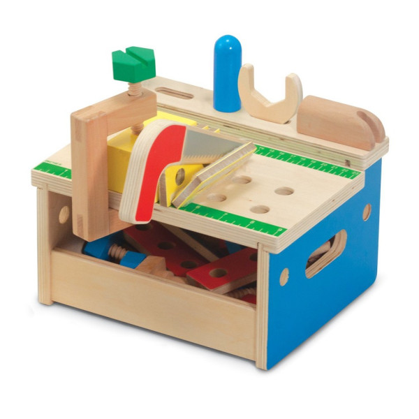 Melissa and Doug - Mini Werkbankje en Constructieset (34 dlg.)