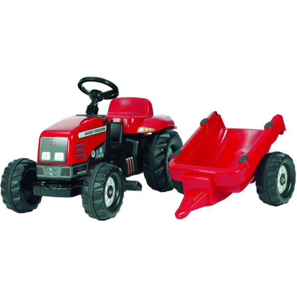 Rolly Toys - rollyKid Massey Ferguson met aanhanger