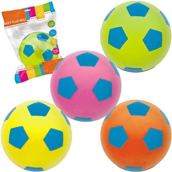 Softbalvoetbal - 20cm - Neon Groen