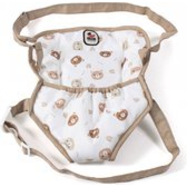 4066285782631 - Bayer Chic poppendraagzak - beige beertjes