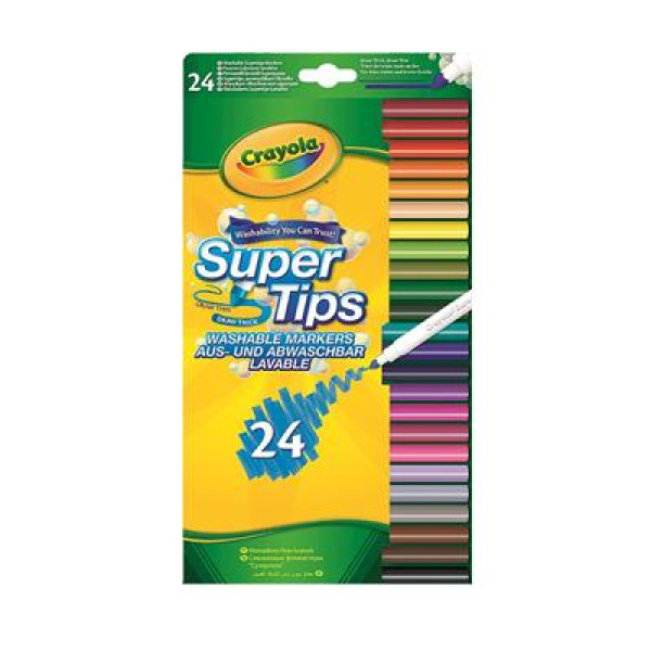 Crayola 24 Viltstiften met superpunt