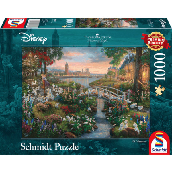 Thomas Kinkade - Disney 101 Dalmatiërs - Puzzle (1000)