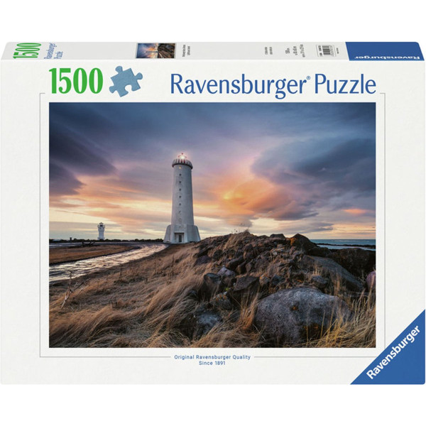 Ravensburger - Prachtige lucht boven de vuurtoren van Akranes, IJsland (1500)