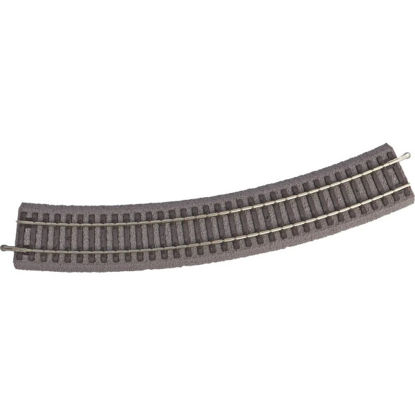 Piko H0 A-Rails met Railbed - Gebogen Rails 484mm (6 stuks) - 55413