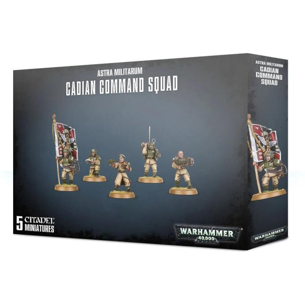 Warhammer 40K - Astra Militarum - Cadian Command Squad (47-09)