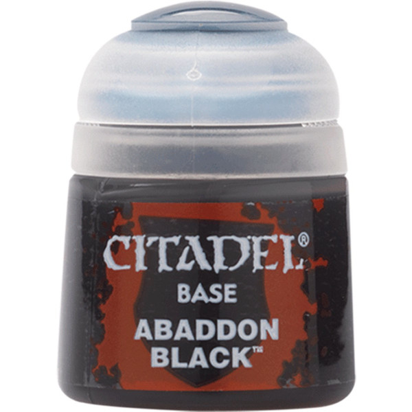 Warhammer Paint - Abaddon Black 12ML - (21-25)