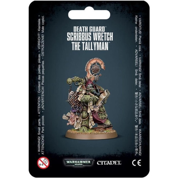 Warhammer 40K - Death Guard - Scribbus Wretch the Tallyman (43-45)