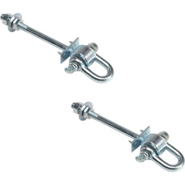Schommelhaak Model D+ 14 cm met Harpsluiting - Set van 2st