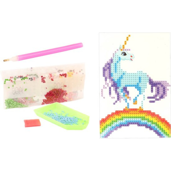 Diamond Painting - (10x15cm) - Unicorn