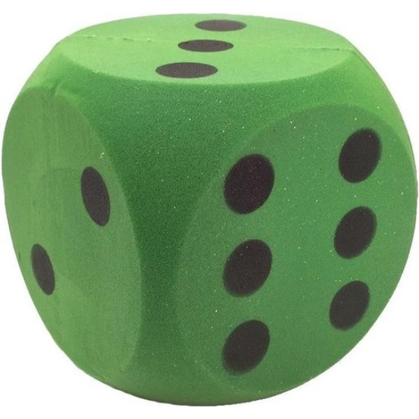 Foam Dobbelsteen 16 x 16 cm - Groen