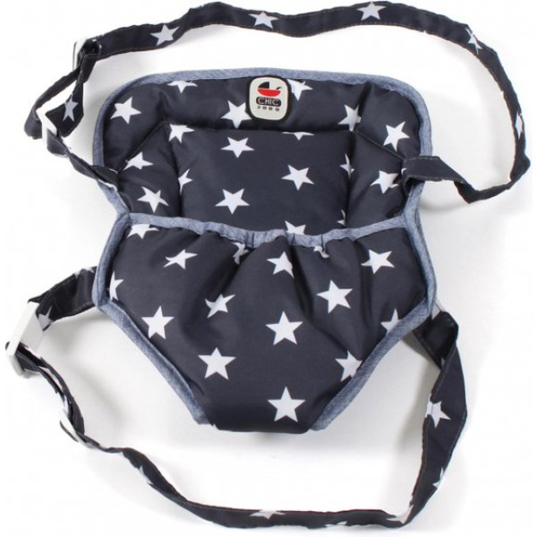 4066285782518 - Bayer Chic poppendraagzak - navy sterren
